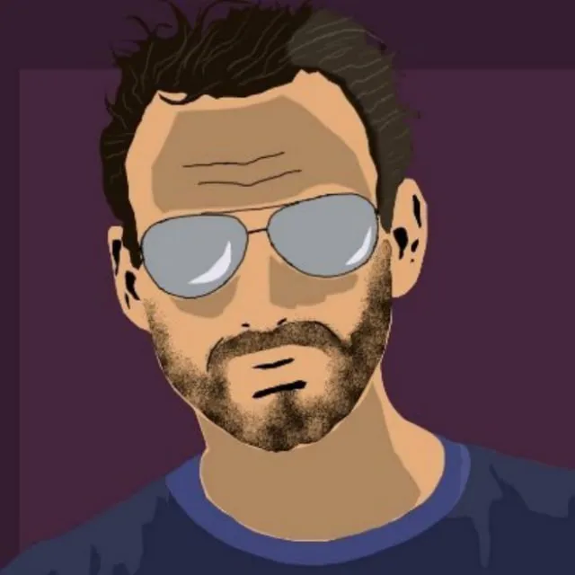 Illustrated portrait of Juan Punturiero